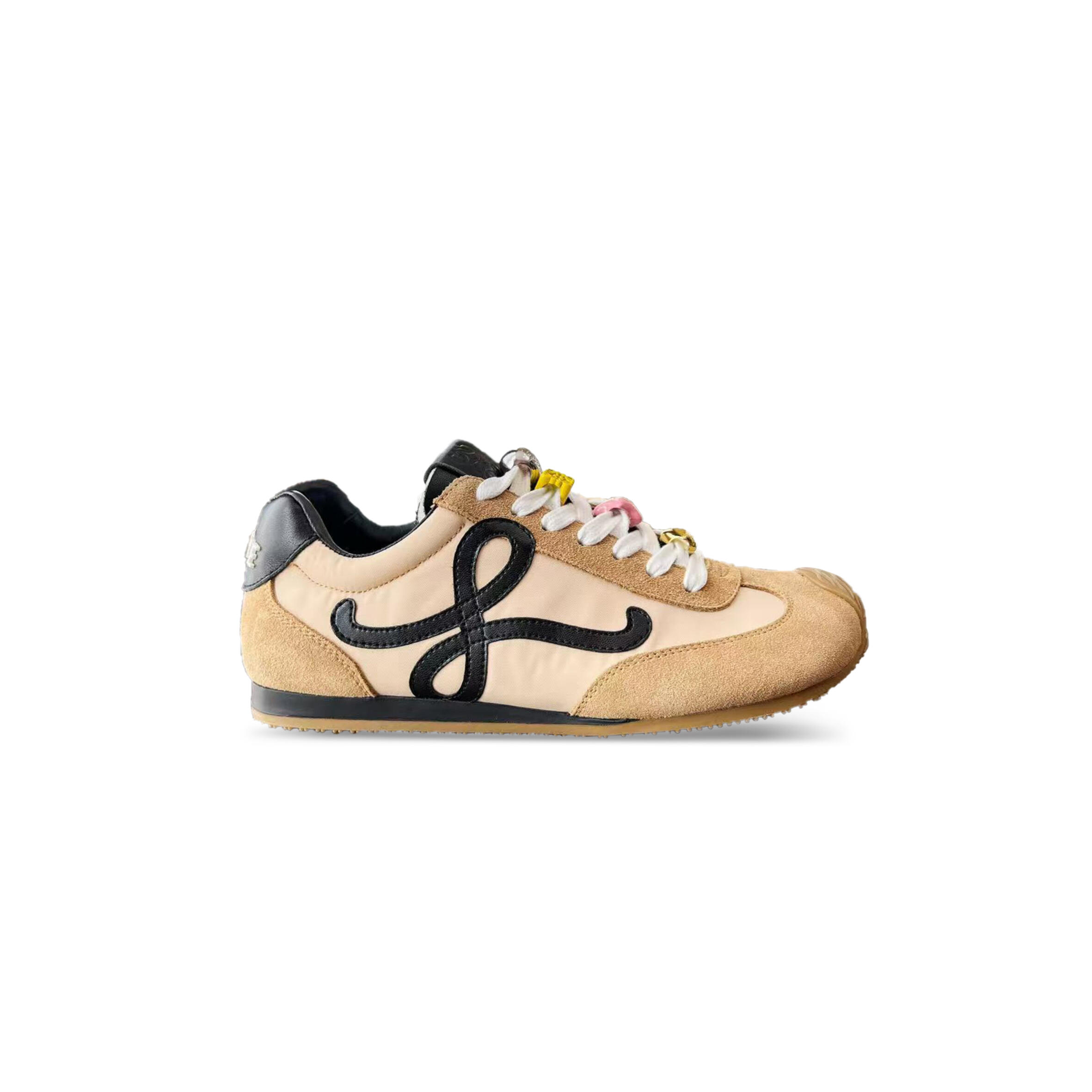 L0ew* ballet runner 2.0 in nylon and calfskin llbr282x02